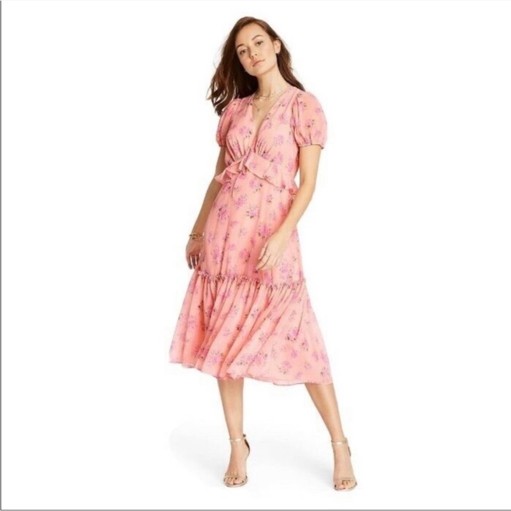 LoveShackFancy x Target Fleur Pink Floral Dress